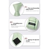 image:imageHISDERN Mens Solid Ties Formal Business Woven Tie and Pocket Square Cufflinks Set Classic Silk Satin Necktie WeddingJ1sage Green