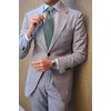image:imageHISDERN Mens Solid Ties Formal Business Woven Tie and Pocket Square Cufflinks Set Classic Silk Satin Necktie WeddingJ3green