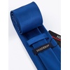 image:imageHISDERN Mens Solid Ties Formal Business Woven Tie and Pocket Square Cufflinks Set Classic Silk Satin Necktie WeddingK1royal Blue