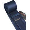 image:imageHISDERN Mens Ties Solid Color Tie and Pocket Square Set Classic Woven Formal Neckties amp Handkerchief Wedding PartyBlue 2