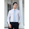 image:imageHISDERN Mens Ties Solid Color Tie and Pocket Square Set Classic Woven Formal Neckties amp Handkerchief Wedding PartyBlue