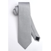 image:imageHISDERN Mens Ties Solid Color Tie and Pocket Square Set Classic Woven Formal Neckties amp Handkerchief Wedding PartyCgrey