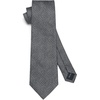 image:imageHISDERN Mens Ties Solid Color Tie and Pocket Square Set Classic Woven Formal Neckties amp Handkerchief Wedding PartyGrey