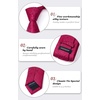image:imageHISDERN Mens Ties Solid Color Tie and Pocket Square Set Classic Woven Formal Neckties amp Handkerchief Wedding PartyPink Paisley