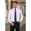 image:imageHISDERN Stripe Tie Mens Ties with Pocket Square Set Classic 34 Silk Formal Necktie Handkerchief for Business WeddingB02navy  Gold