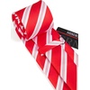 image:imageHISDERN Stripe Tie Mens Ties with Pocket Square Set Classic 34 Silk Formal Necktie Handkerchief for Business WeddingD02red White