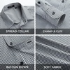 image:imageHISDERN Mens Long Sleeve Dress ShirtsPlaid Striped Button Down ShirtBig ampTall Men Gingham Camisa for Casual Business FormalBlack Plaid