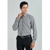image:imageHISDERN Mens Long Sleeve Dress ShirtsPlaid Striped Button Down ShirtBig ampTall Men Gingham Camisa for Casual Business FormalBlack Plaid