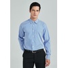 image:imageHISDERN Mens Long Sleeve Dress ShirtsPlaid Striped Button Down ShirtBig ampTall Men Gingham Camisa for Casual Business FormalBlue Plaid