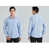 image:imageHISDERN Mens Long Sleeve Dress ShirtsPlaid Striped Button Down ShirtBig ampTall Men Gingham Camisa for Casual Business FormalBlue Striped