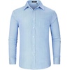 image:imageHISDERN Mens Long Sleeve Dress ShirtsPlaid Striped Button Down ShirtBig ampTall Men Gingham Camisa for Casual Business FormalBlue Striped