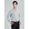 image:imageHISDERN Mens Long Sleeve Dress ShirtsPlaid Striped Button Down ShirtBig ampTall Men Gingham Camisa for Casual Business FormalGrey Striped