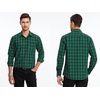 image:imageHISDERN Mens Long Sleeve Dress ShirtsPlaid Striped Button Down ShirtBig ampTall Men Gingham Camisa for Casual Business FormalHunter Green Plaid