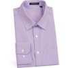 image:imageHISDERN Mens Long Sleeve Dress ShirtsPlaid Striped Button Down ShirtBig ampTall Men Gingham Camisa for Casual Business FormalPurple Striped