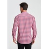 image:imageHISDERN Mens Long Sleeve Dress ShirtsPlaid Striped Button Down ShirtBig ampTall Men Gingham Camisa for Casual Business FormalRed Plaid
