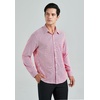 image:imageHISDERN Mens Long Sleeve Dress ShirtsPlaid Striped Button Down ShirtBig ampTall Men Gingham Camisa for Casual Business FormalRed Striped