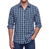 Drak Blue Plaid