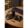 image:imageHISDERN Ties for Men Paisley Tie and Pocket Square Cufflinks Set Formal Classic Floral Necktie Handkerchief Wedding PartyFgold Floral