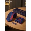 image:imageHISDERN Ties for Men Paisley Tie and Pocket Square Cufflinks Set Formal Classic Floral Necktie Handkerchief Wedding PartyFred Floral