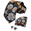 F-white/Orange Floral