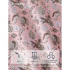 image:imageHISDERN Mens Ties Floral Paisley Necktie Set with Pocket Square Cufflinks Lapel Pin for Wedding Formal Business 4PCSPdusty Pink