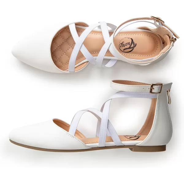 Trary Black Flats for Women,Women's Flats Shoes, Mary Jane Shoes Women, Ballet Flats,Pointed Toe Flats Shoes Women Dressy Comfortable, Womens Flats with Ankle Strap, Womens Shoes Flats,Strappy Flats