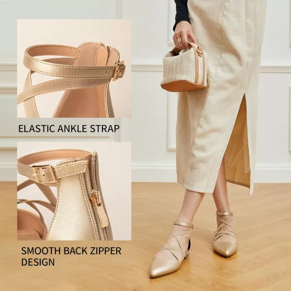 Trary Black Flats for Women,Women's Flats Shoes, Mary Jane Shoes Women, Ballet Flats,Pointed Toe Flats Shoes Women Dressy Comfortable, Womens Flats with Ankle Strap, Womens Shoes Flats,Strappy Flats