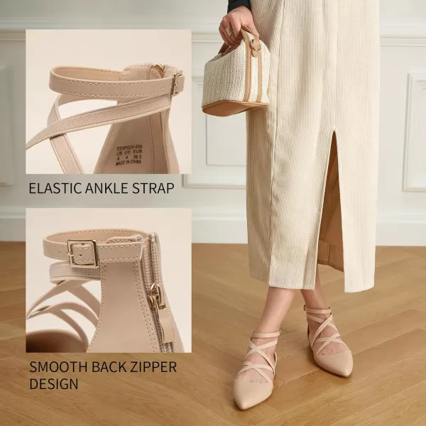 Trary Black Flats for Women,Women's Flats Shoes, Mary Jane Shoes Women, Ballet Flats,Pointed Toe Flats Shoes Women Dressy Comfortable, Womens Flats with Ankle Strap, Womens Shoes Flats,Strappy Flats