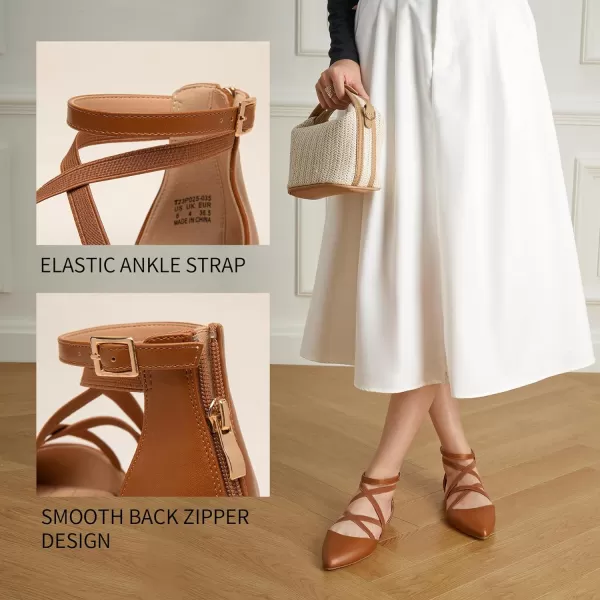 Trary Black Flats for Women,Women's Flats Shoes, Mary Jane Shoes Women, Ballet Flats,Pointed Toe Flats Shoes Women Dressy Comfortable, Womens Flats with Ankle Strap, Womens Shoes Flats,Strappy Flats