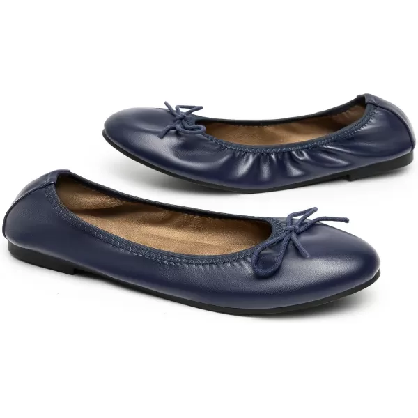 Trary Flats for Women, Ballet Flats with Bow, Dress Flats Shoes Comfortable