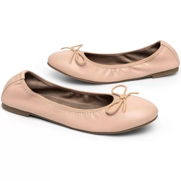 Trary Flats for Women, Ballet Flats with Bow, Dress Flats Shoes Comfortable