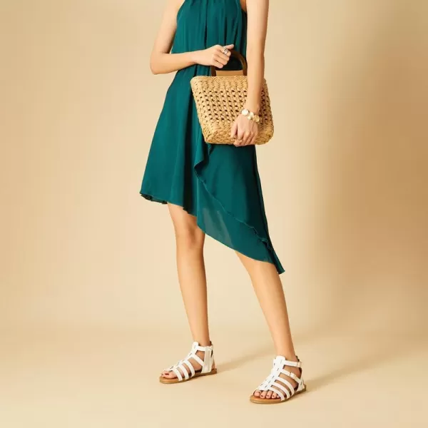 Trary Gladiator Sandals for Women, Womens Sandals, Lace up Gladiator Sandals, Knee High Womens Gladiator Sandals Style, Leather Gladiator Sandals for Women Flat, Gladiator Sandals Women Wide Width