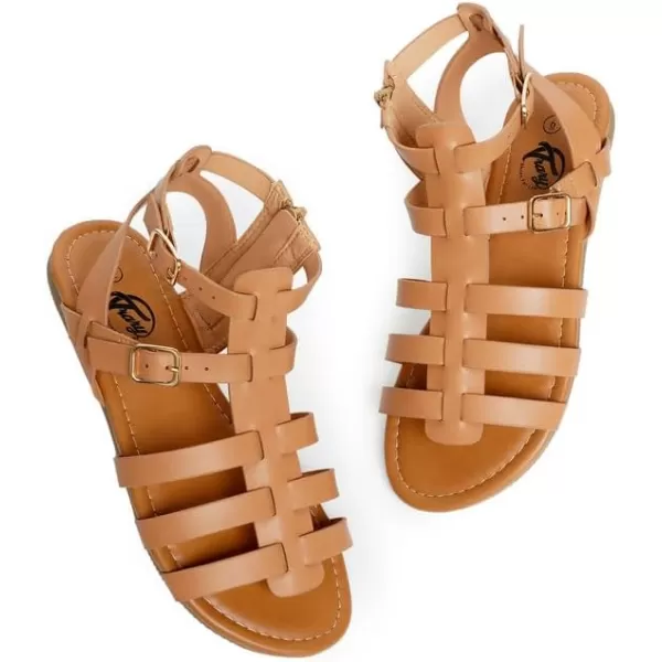 Trary Gladiator Sandals for Women, Womens Sandals, Lace up Gladiator Sandals, Knee High Womens Gladiator Sandals Style, Leather Gladiator Sandals for Women Flat, Gladiator Sandals Women Wide Width