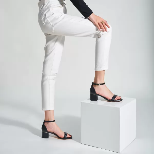 Trary Heels for Women, Square Toe Black Heels, Ankle Strap White Heels, Wide Width Chunky Heels for Women, Low Heel Dress Shoes for Women, Block Heels, Graduation Heels, Prom Heels, Strappy Heels
