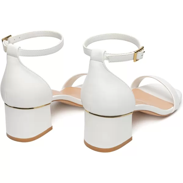 Trary Heels for Women, Square Toe Black Heels, Ankle Strap White Heels, Wide Width Chunky Heels for Women, Low Heel Dress Shoes for Women, Block Heels, Graduation Heels, Prom Heels, Strappy Heels