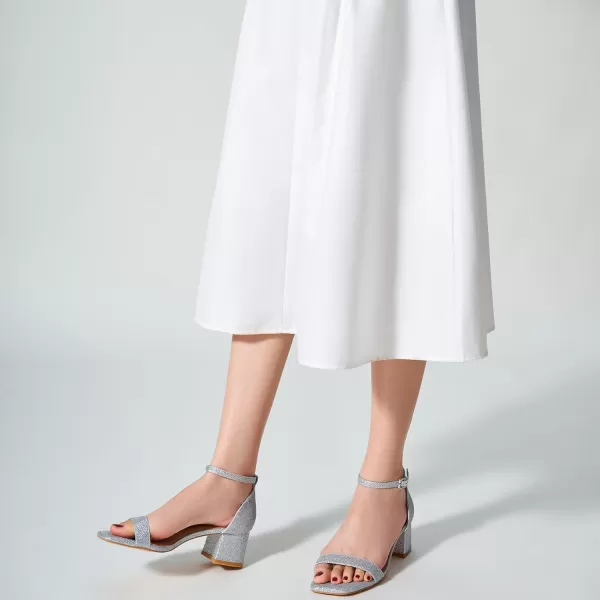 Trary Heels for Women, Square Toe Black Heels, Ankle Strap White Heels, Wide Width Chunky Heels for Women, Low Heel Dress Shoes for Women, Block Heels, Graduation Heels, Prom Heels, Strappy Heels