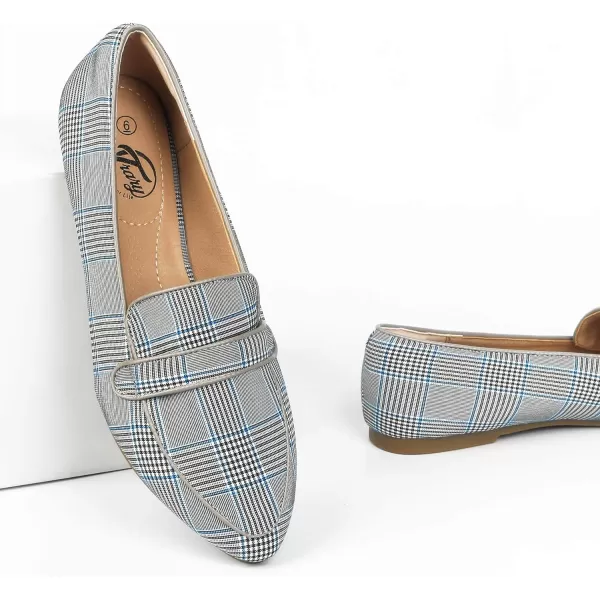 Trary Loafers for Women Penny Pointed Toe Flats Office Walking Driving Wedding Dress Classic Comfortable Soft for Ladies