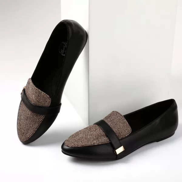 Trary Loafers for Women Penny Pointed Toe Flats Office Walking Driving Wedding Dress Classic Comfortable Soft for Ladies