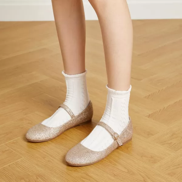 Trary Mary Jane Shoes Women, Ballet Flats Shoes for Women, Round Toe Black Flats for Women, Women's Flats, Mary Jane Flats, Ankle Strap Flats Shoes Women Dressy Comfortable, Women Flats Dress Shoes