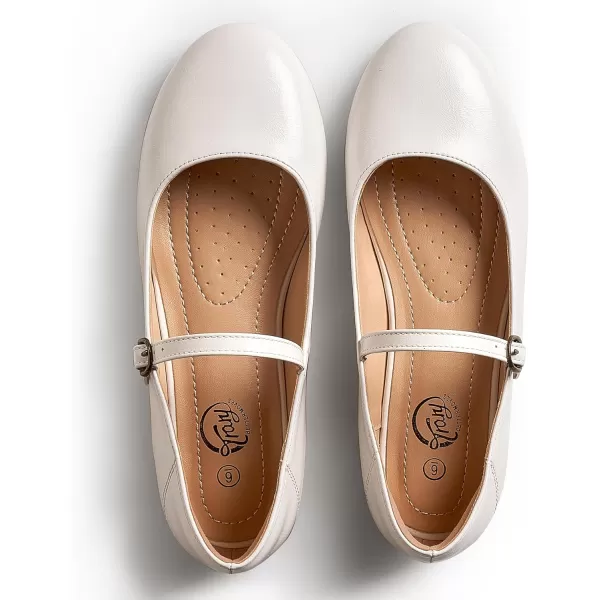 Trary Mary Jane Shoes Women, Ballet Flats Shoes for Women, Round Toe Black Flats for Women, Women's Flats, Mary Jane Flats, Ankle Strap Flats Shoes Women Dressy Comfortable, Women Flats Dress Shoes