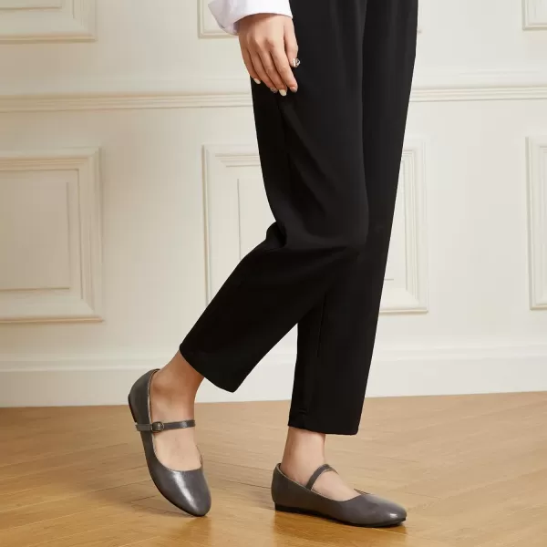 Trary Mary Jane Shoes Women, Ballet Flats Shoes for Women, Round Toe Black Flats for Women, Women's Flats, Mary Jane Flats, Ankle Strap Flats Shoes Women Dressy Comfortable, Women Flats Dress Shoes