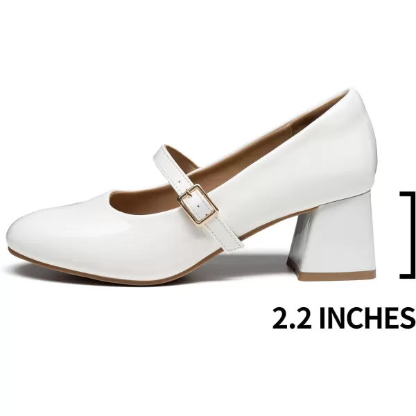 Trary Mary Jane Shoes Women, Chunky Mary Janes Heels for Women Shoes Dressy Casual, Dress Shoes for Women Block Heels Closed Toe Mary Jane Pumps