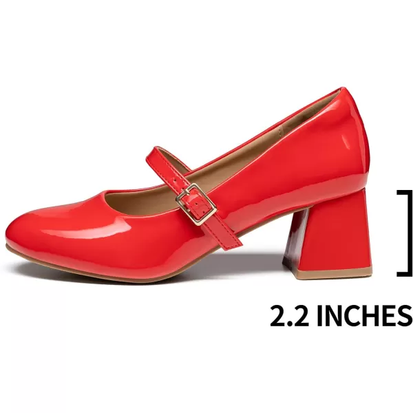 Trary Mary Jane Shoes Women, Chunky Mary Janes Heels for Women Shoes Dressy Casual, Dress Shoes for Women Block Heels Closed Toe Mary Jane Pumps