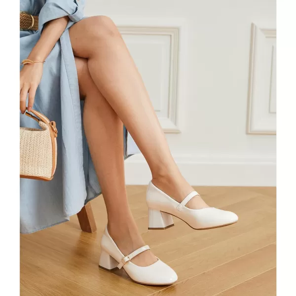 Trary Mary Jane Shoes Women, Chunky Mary Janes Heels for Women Shoes Dressy Casual, Dress Shoes for Women Block Heels Closed Toe Mary Jane Pumps