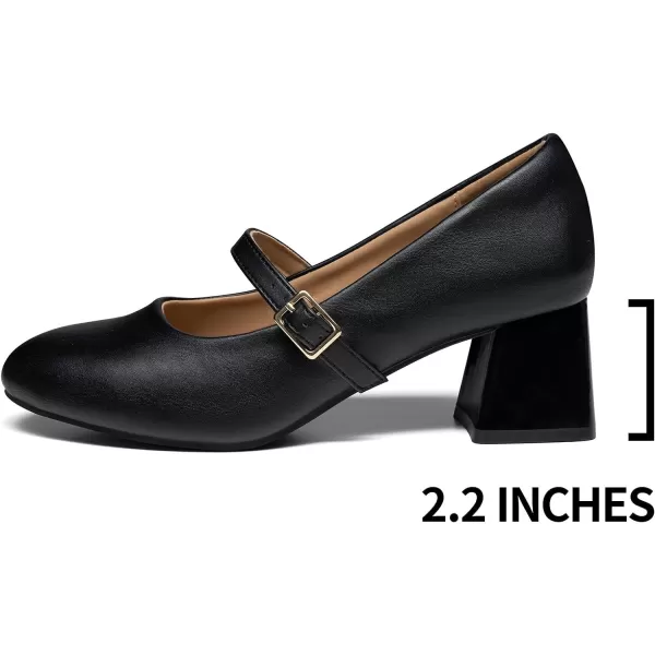 Trary Mary Jane Shoes Women, Chunky Mary Janes Heels for Women Shoes Dressy Casual, Dress Shoes for Women Block Heels Closed Toe Mary Jane Pumps