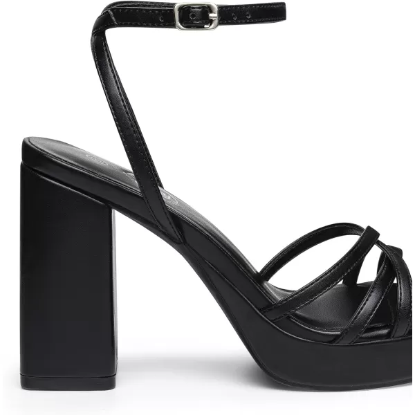 Trary Platform Heels, Square Toe Gold Heels, 3 inch Chunky Heels for Women, Strappy Heels for Women, Prom Heels for Wide Feet, Block Heels for Women, Short Heels for Women Dressy, Y2k Shoes for Prom