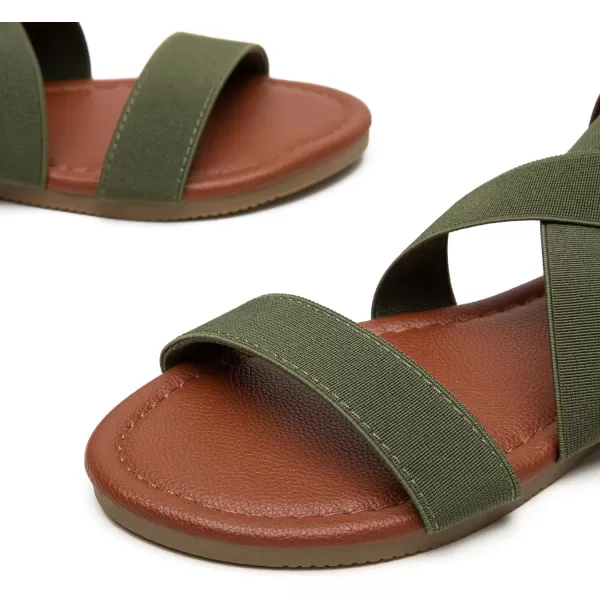 Trary Sandals Women, Womens Sandals, Flat Sandals for Women Dressy Summer, Women's Sandals, Elastic Sandals for Women, Cute Sandals, Open Toe Dress Sandals,Wide Sandles Womans, Sandalias Para Mujer