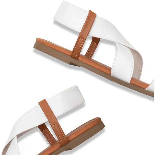 Trary Sandals Women, Womens Sandals, Flat Sandals for Women Dressy Summer, Women's Sandals, Elastic Sandals for Women, Cute Sandals, Open Toe Dress Sandals,Wide Sandles Womans, Sandalias Para Mujer