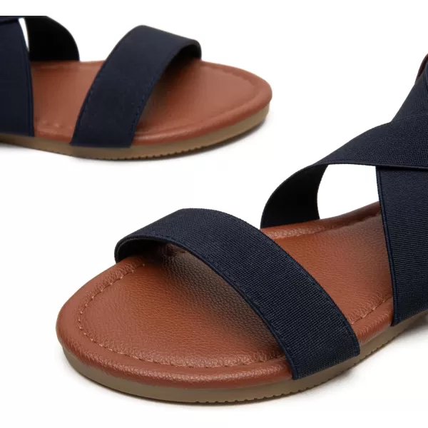 Trary Sandals Women, Womens Sandals, Flat Sandals for Women Dressy Summer, Women's Sandals, Elastic Sandals for Women, Cute Sandals, Open Toe Dress Sandals,Wide Sandles Womans, Sandalias Para Mujer