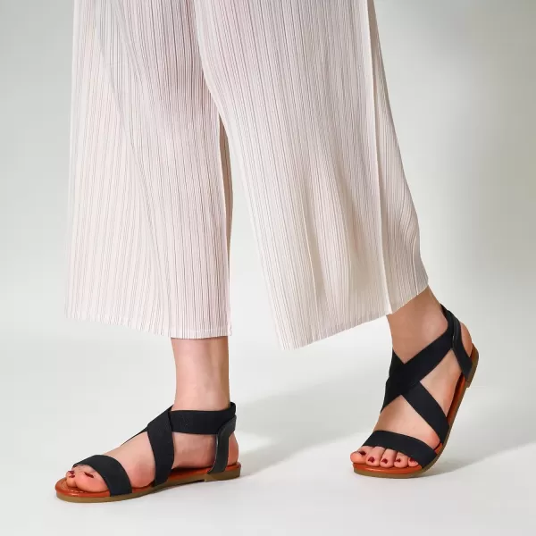 Trary Sandals Women, Womens Sandals, Flat Sandals for Women Dressy Summer, Women's Sandals, Elastic Sandals for Women, Cute Sandals, Open Toe Dress Sandals,Wide Sandles Womans, Sandalias Para Mujer